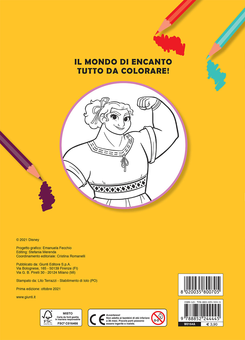 Disney Encanto Primo album da colorare::Una famiglia magica
