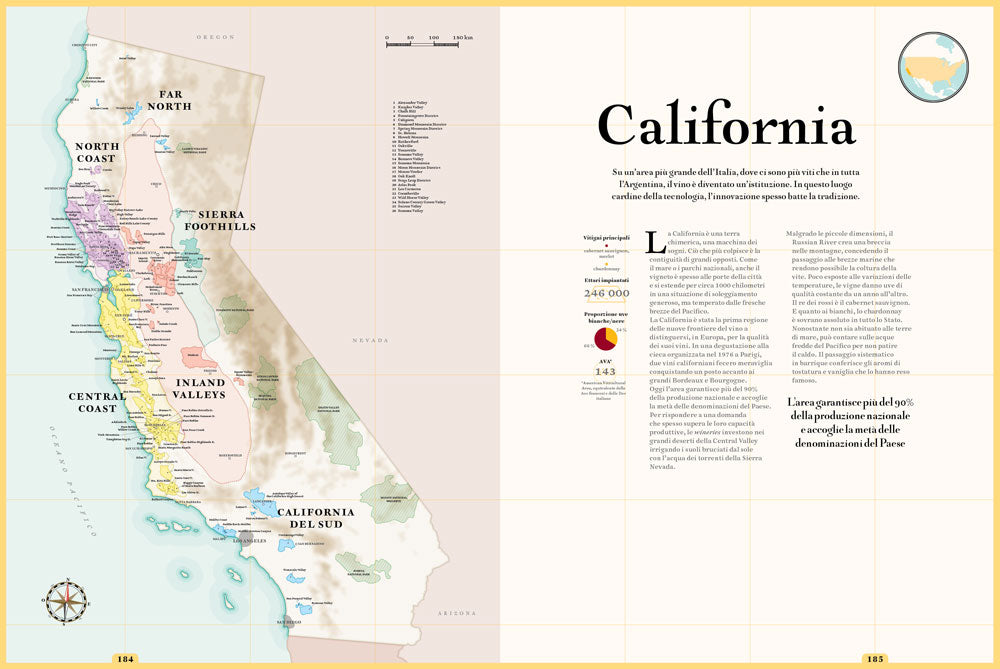 LE CARTE DEL VINO::IL NUOVO ATLANTE DEI VIGNETI DEL MONDO
