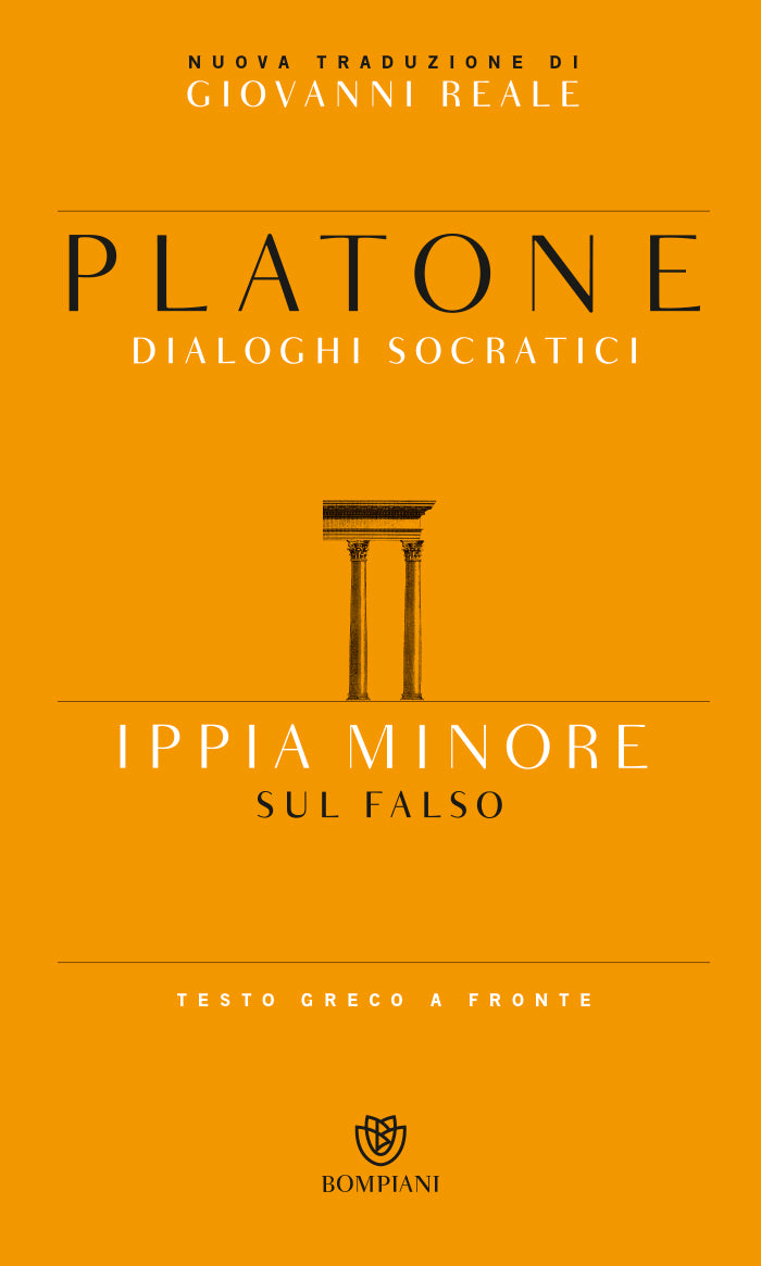 Ippia minore. Sul falso::Testo greco a fronte