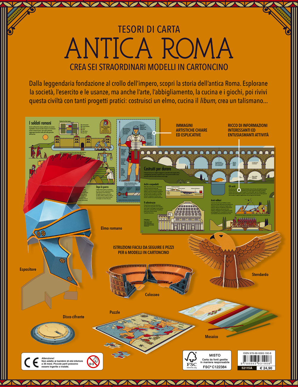 Antica Roma::Esplora l’Impero Romano con sei modelli tutti da costruire