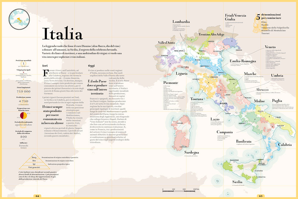 LE CARTE DEL VINO::IL NUOVO ATLANTE DEI VIGNETI DEL MONDO