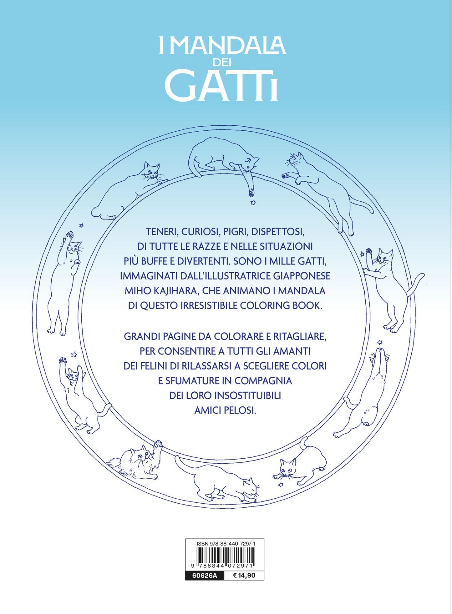Mandala dei Gatti::Coloring Book per Cat Lovers