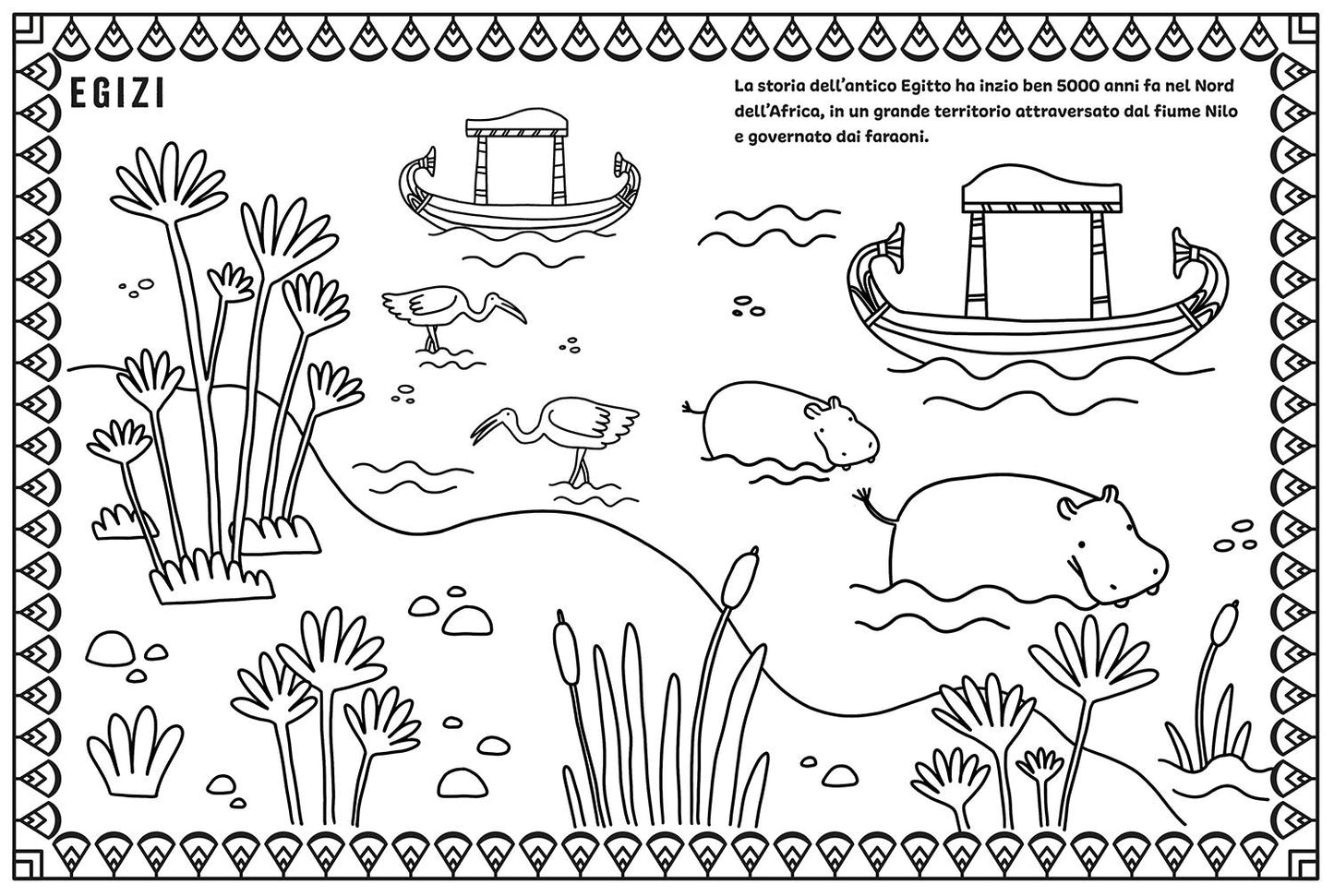 Mondi antichi. Egizi Greci Romani::Coloring Book