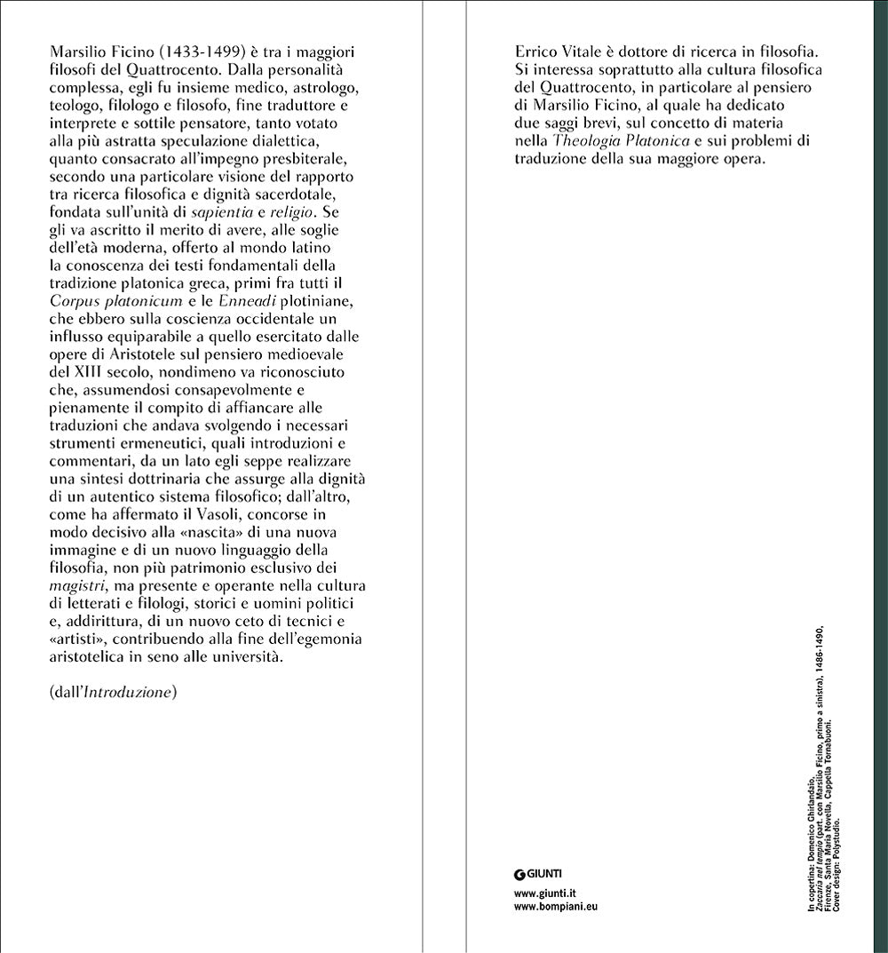 Teologia platonica::Testo latino a fronte