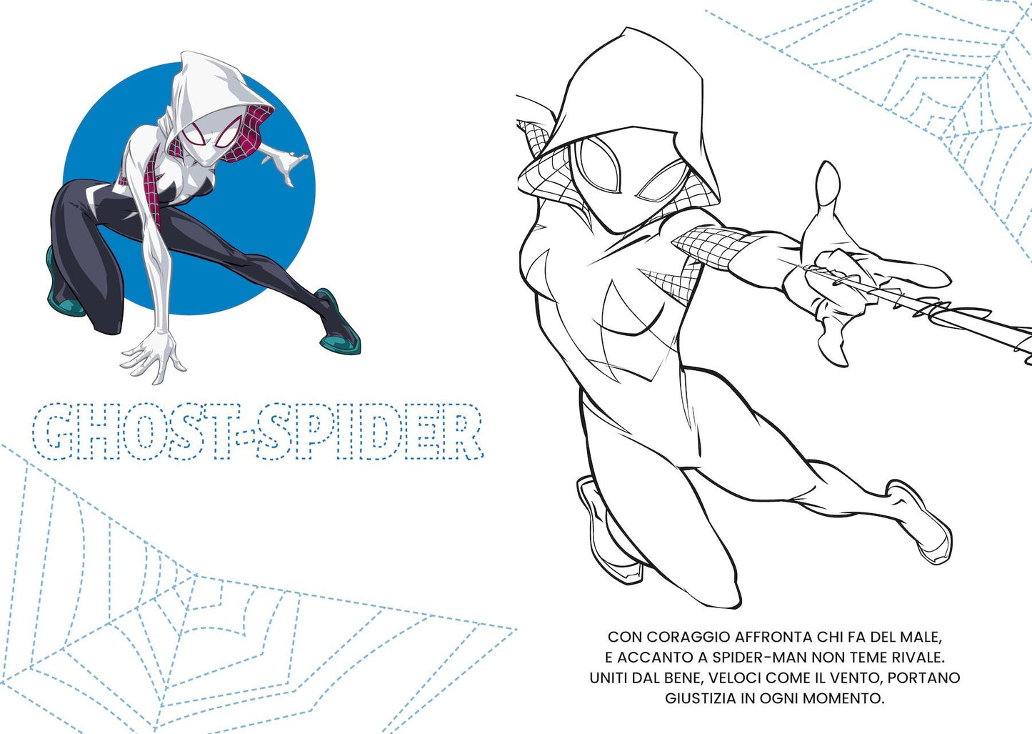 Spider-man Disegna e colora::Supereroi