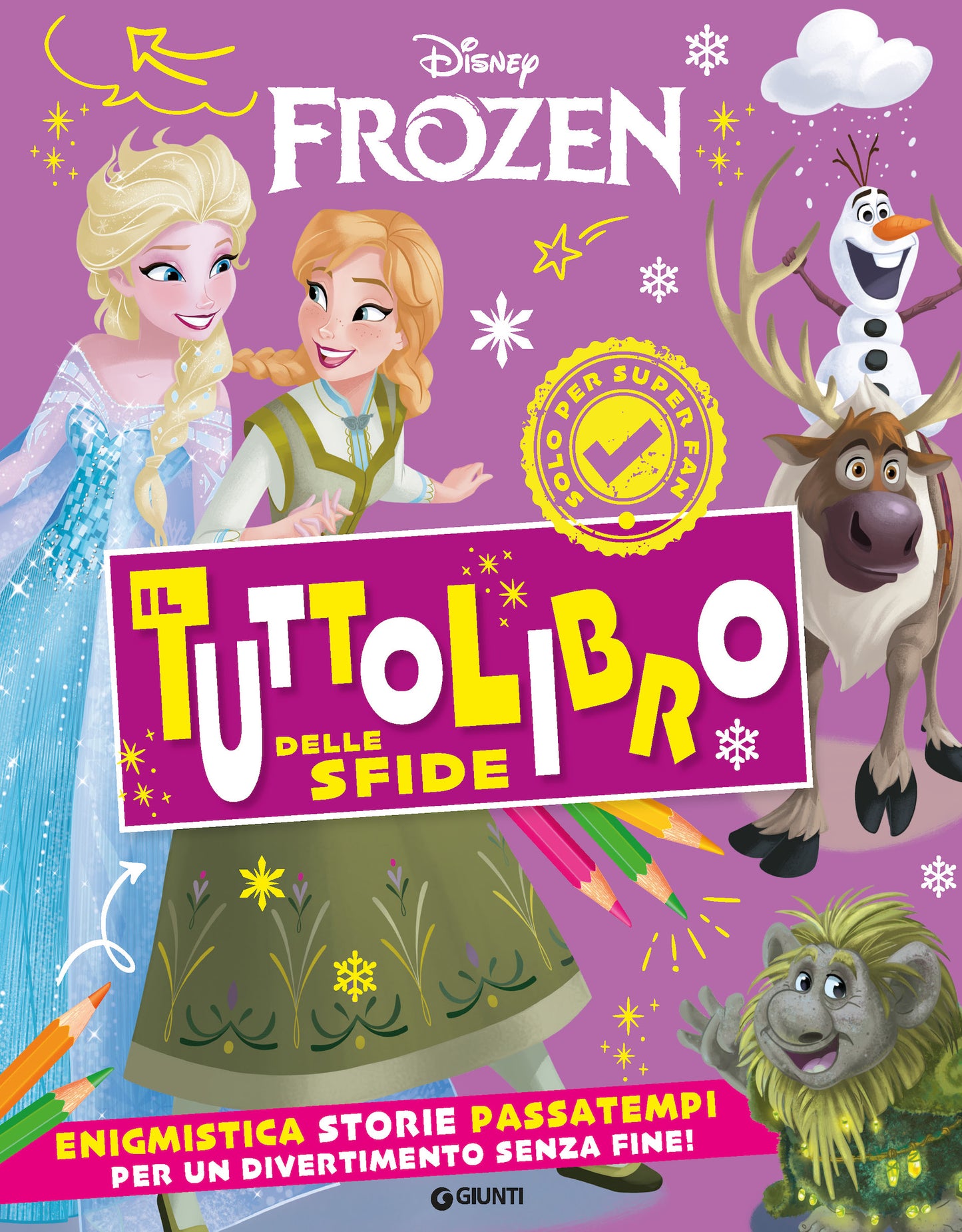 Frozen Il Tuttolibro delle sfide::Enigmistica Storie Passatempi per un divertimento senza fine!
