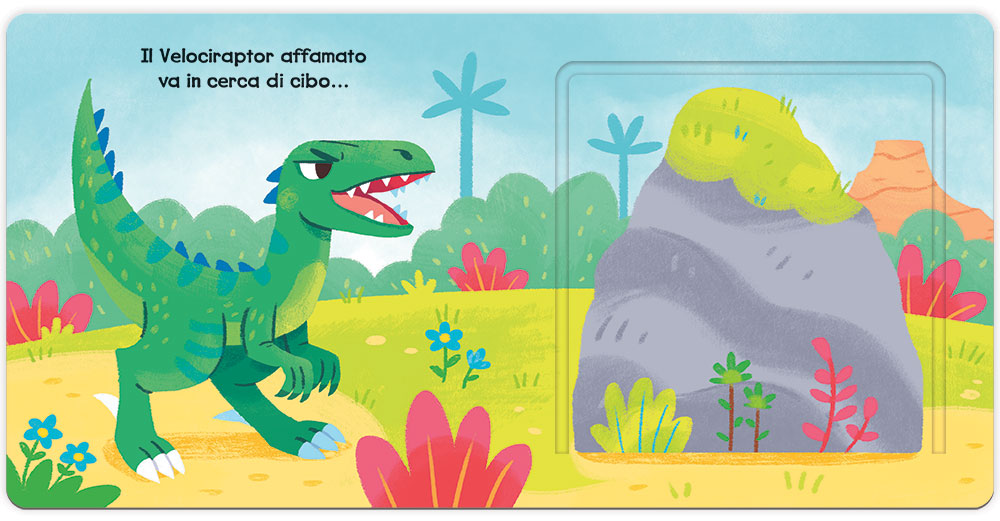 Dinosauri. Finestrelle Pop up