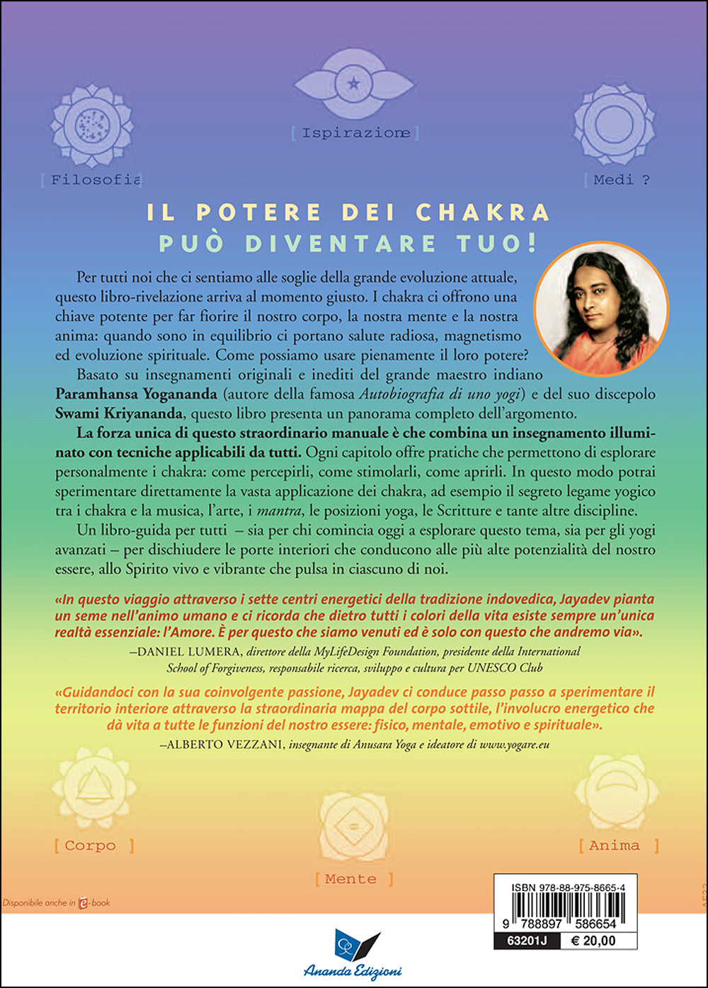 Risveglia i Chakra::Insegnamenti e tecniche per corpo, mente e anima - Basato sugli insegnamenti di Paramhansa Yogananda