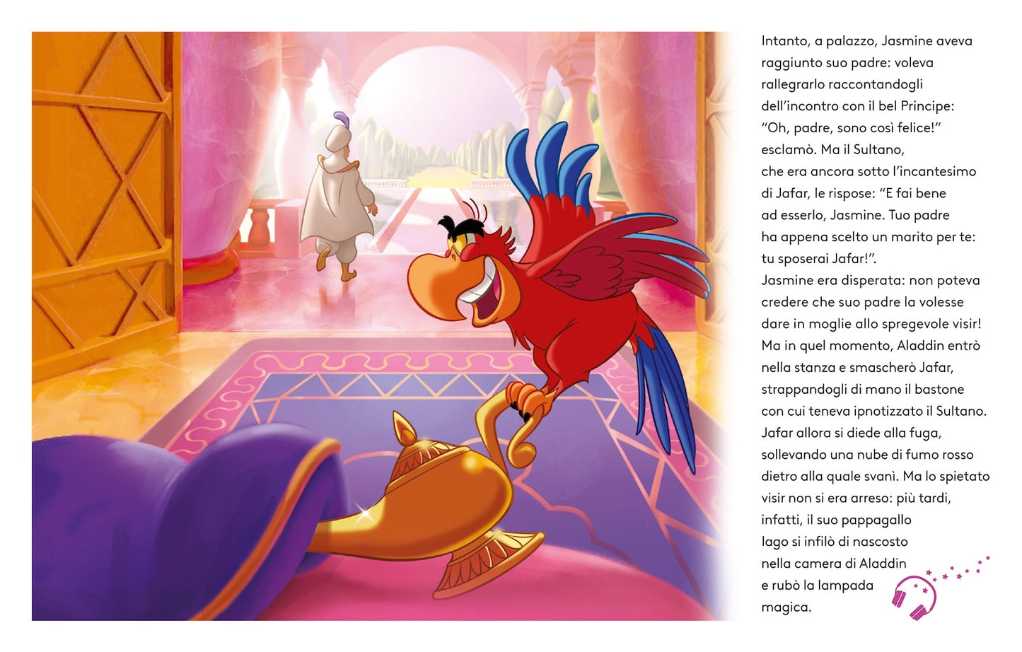 Aladdin Leggi e ascolta con QR Code::Inquadra il Qr code e ascolta