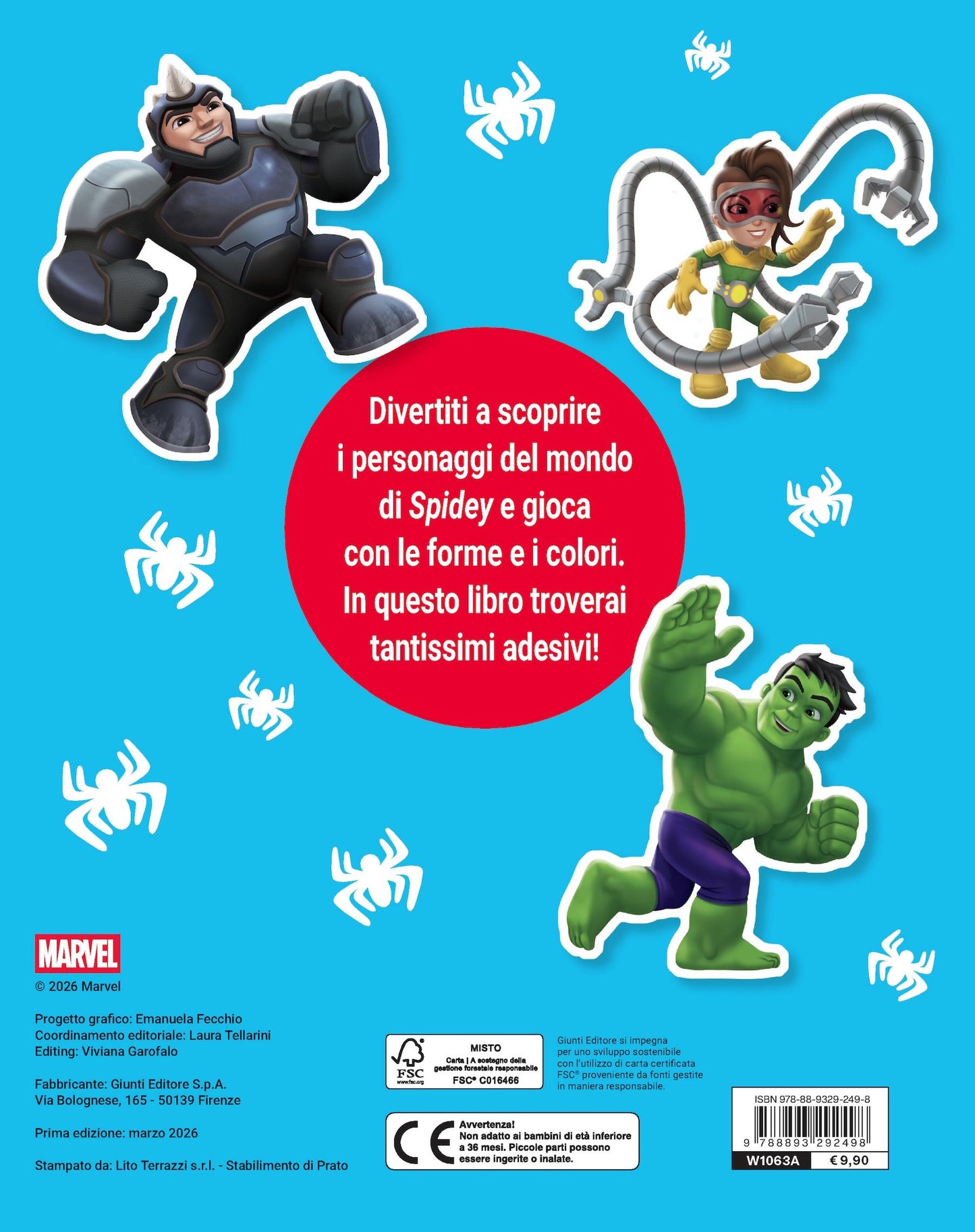 Spidey Super Staccattacca::Gioca, attacca, impara - Con più di 200 adesivi
