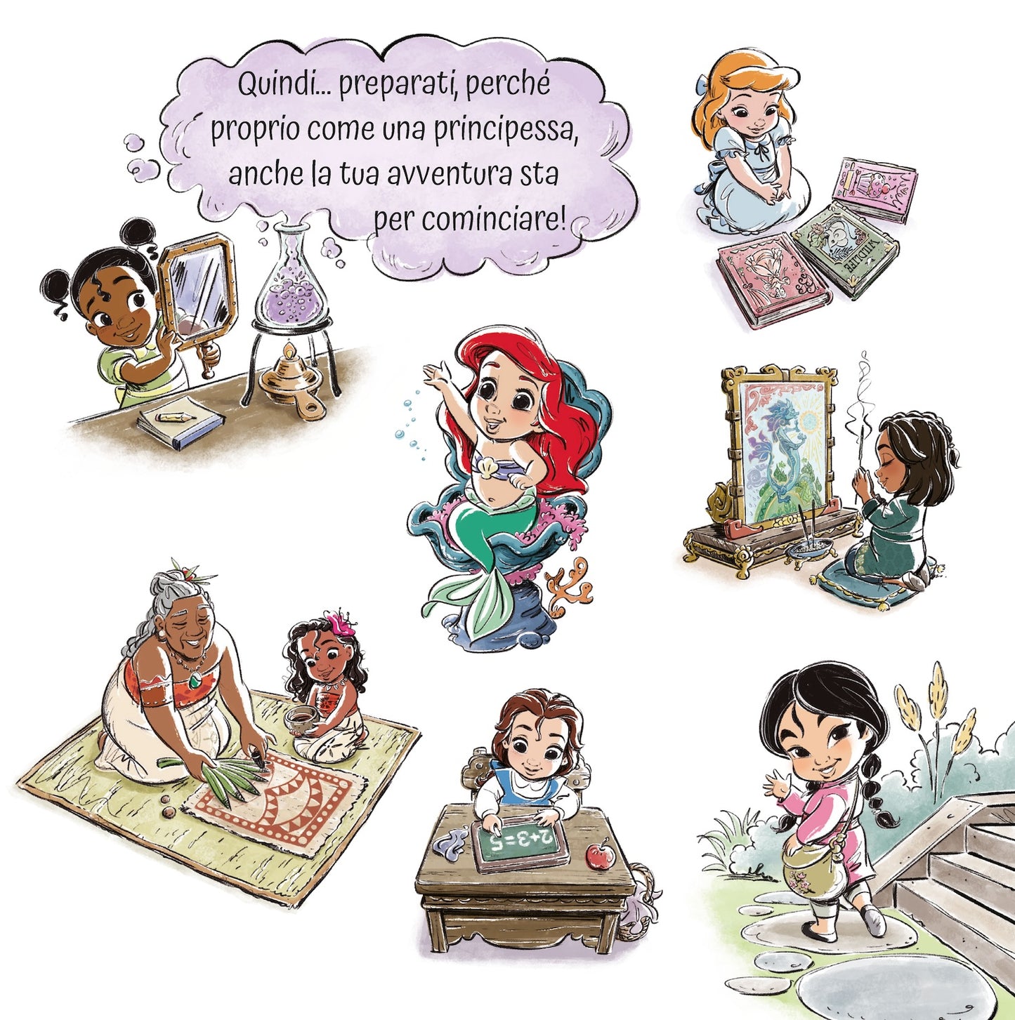 Principesse amano la scuola - Disney Princess