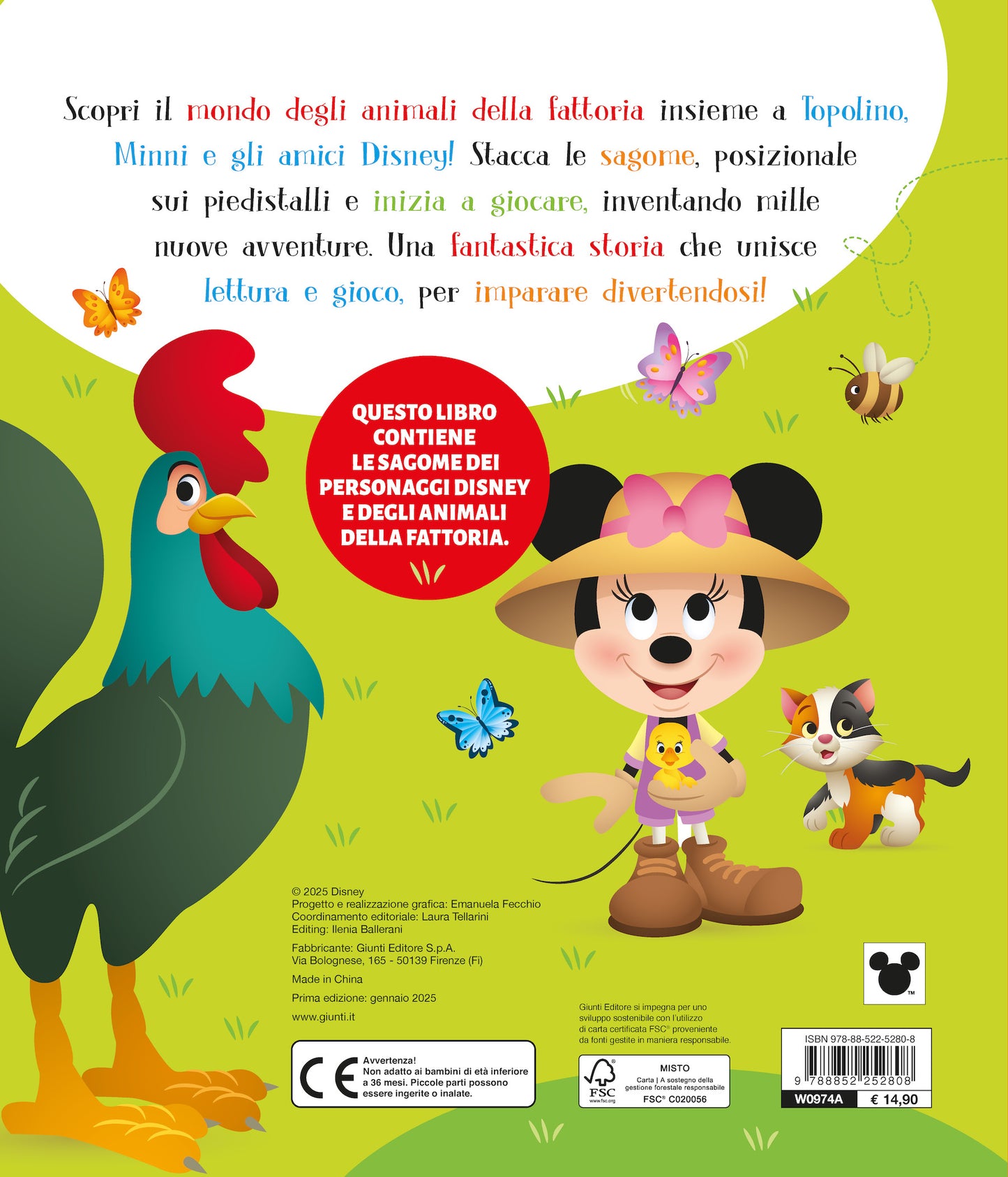 Disney L'allegra fattoria::Tante sagome da montare per giocare con i personaggi amati