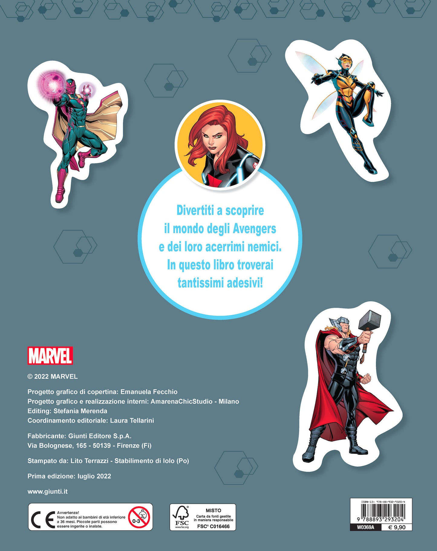 Super Staccattacca Special Marvel Avengers::Più di 150 adesivi