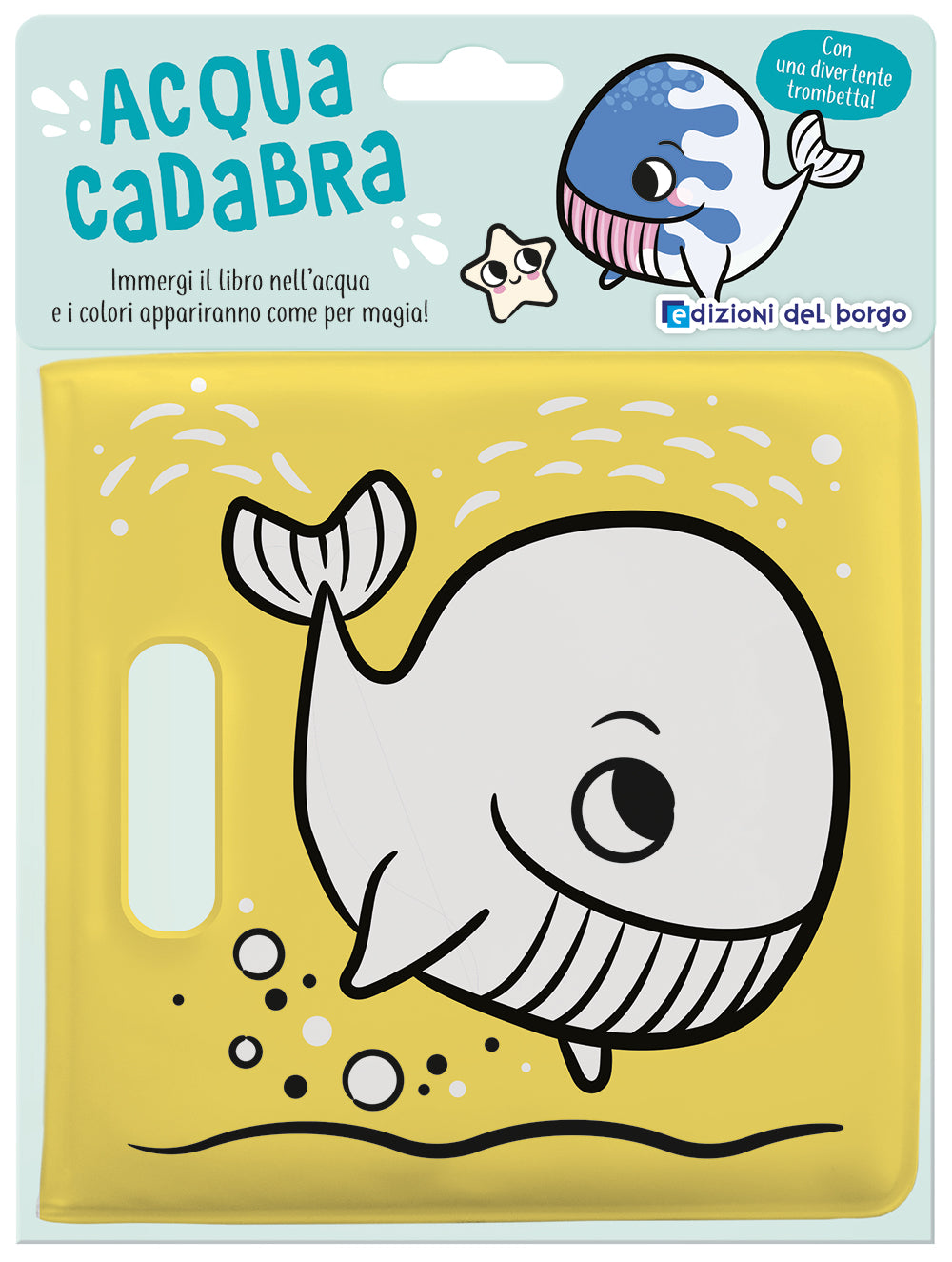 Acquacadabra - Balena::Immergi il libro nell'acqua e i colori appariranno come per magia!