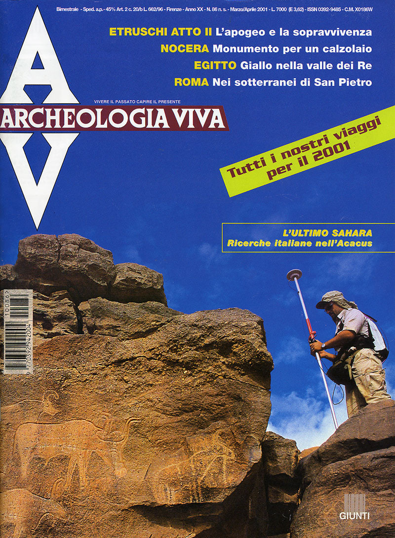 Archeologia Viva n. 86 - marzo/aprile 2001::Rivista bimestrale