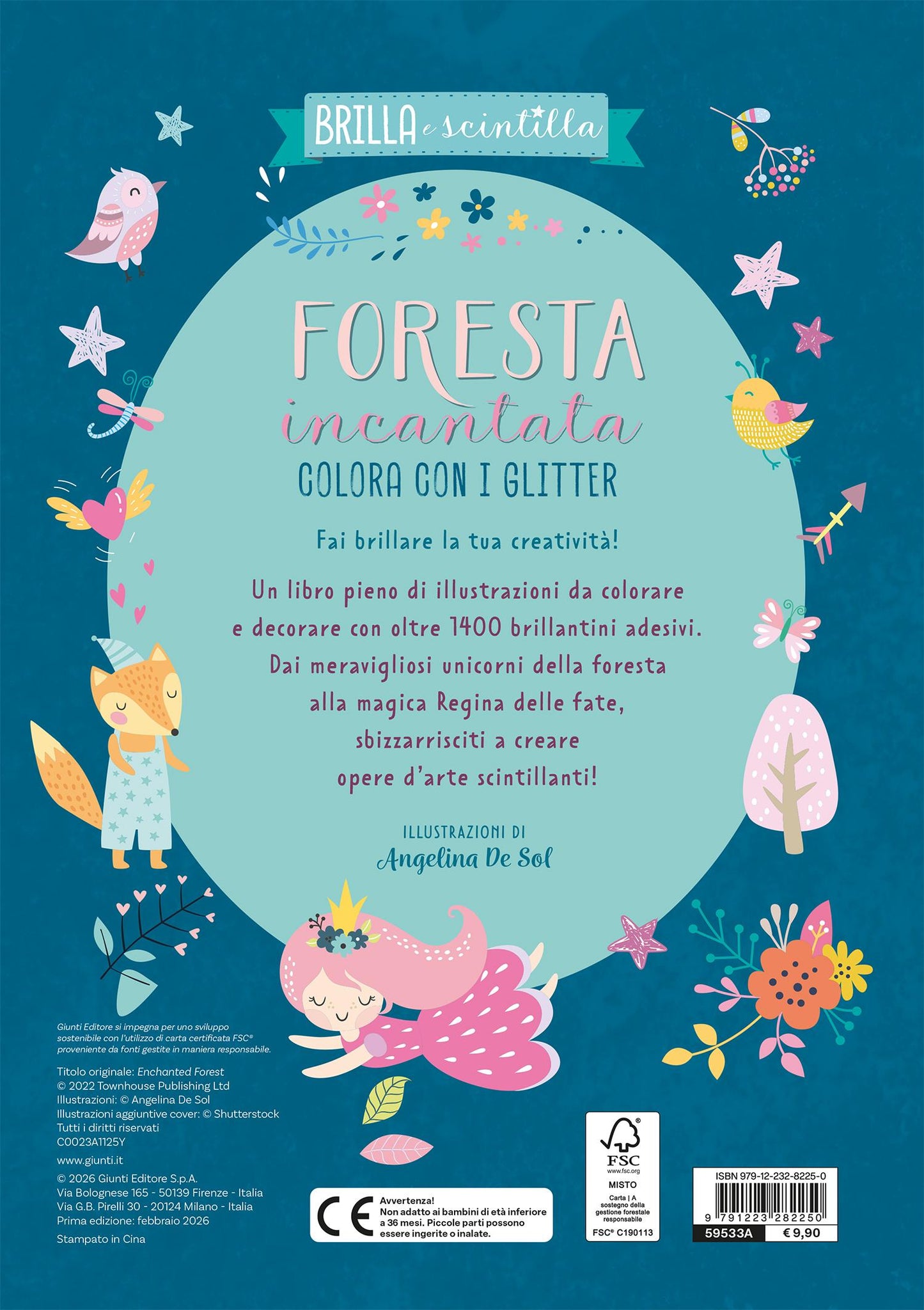 Foresta incantata::Colora con i glitter