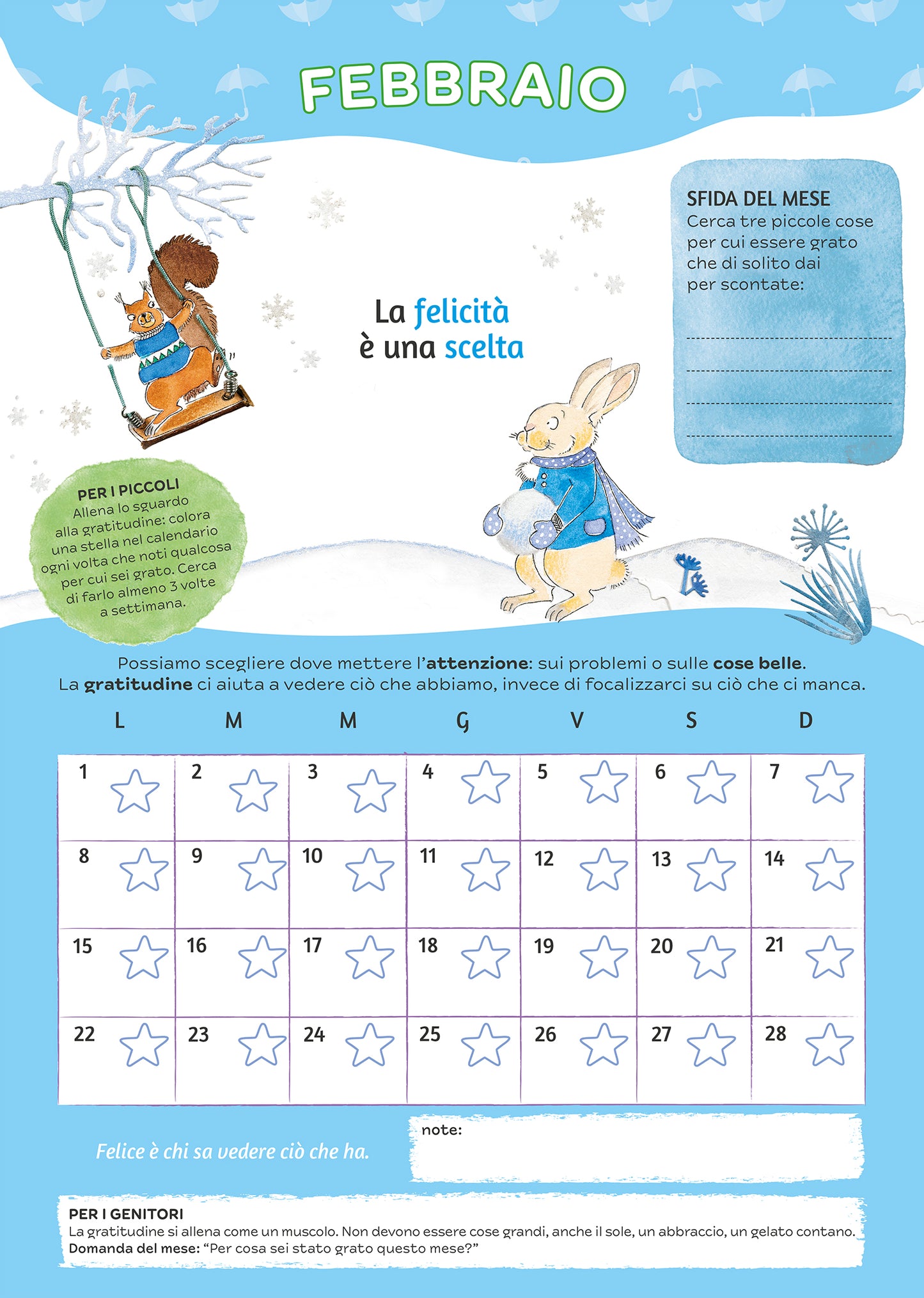 Calendario delle idee