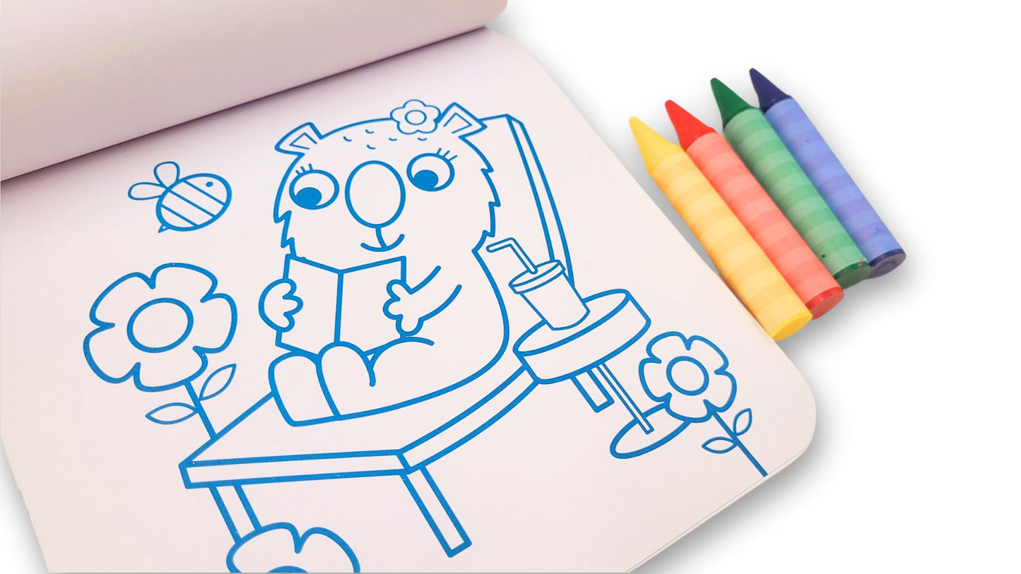 Animali selvaggi::Il mio set per colorare