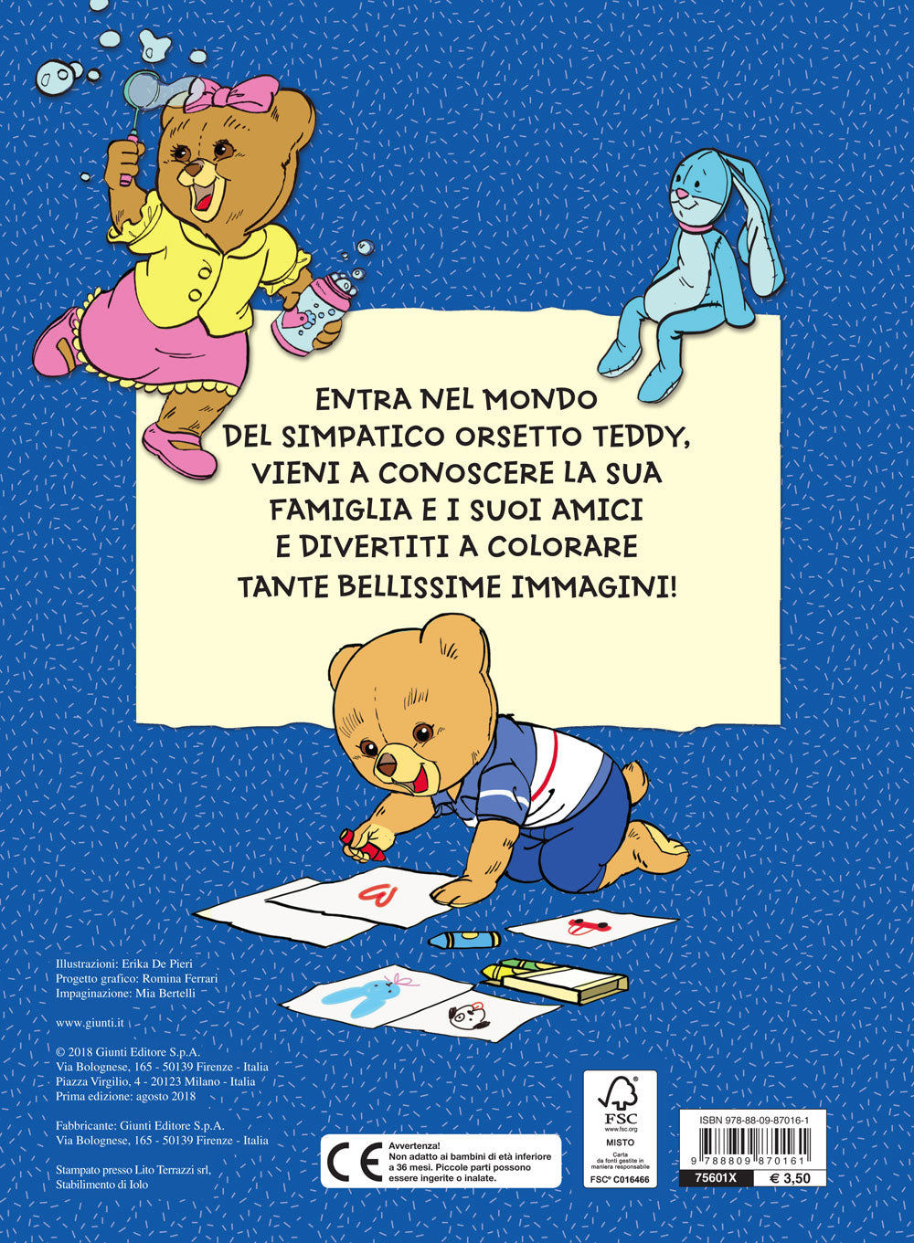 Colora con Teddy
