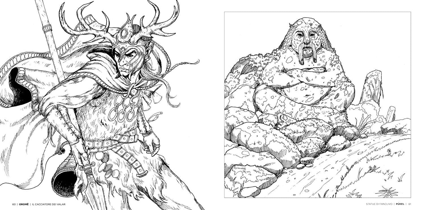Bestiario di Tolkien::Colouring Book