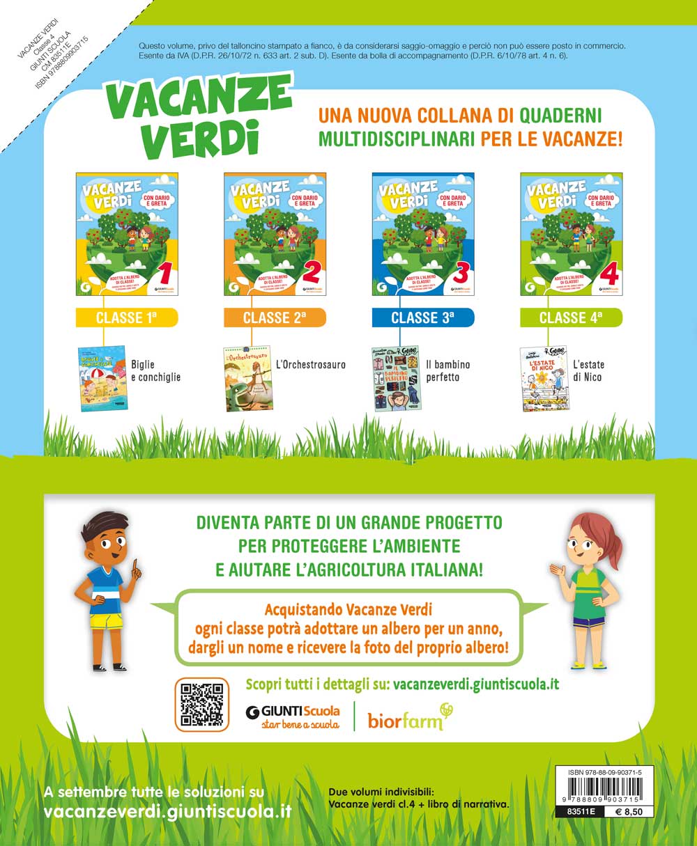 Vacanze Verdi 4 + L'estate di Nico::Quaderni multidisciplinari per le vacanze