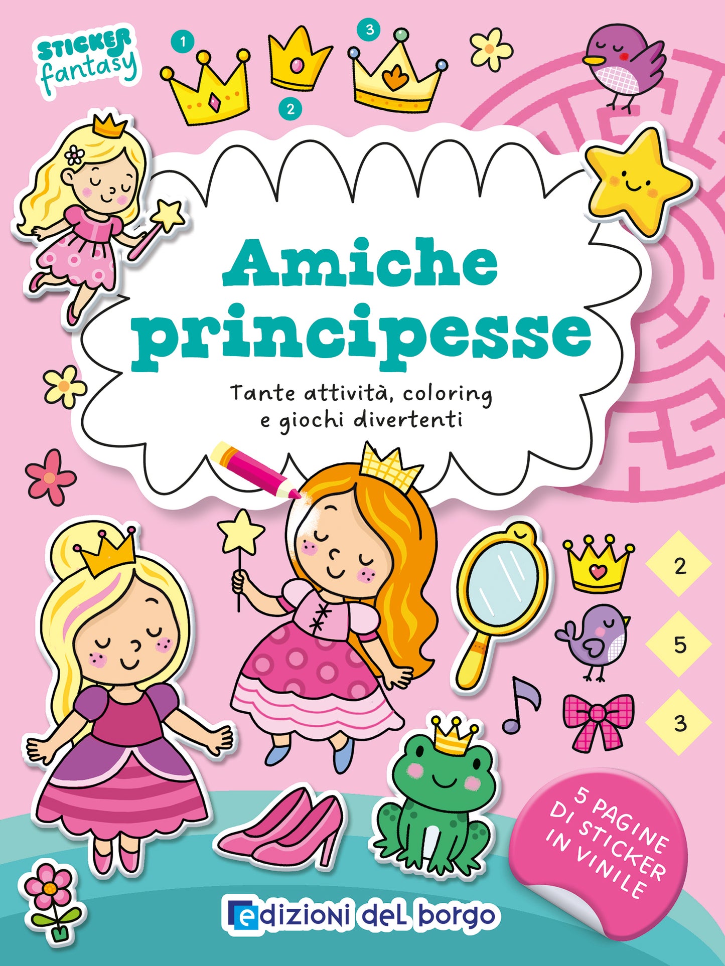 Amiche principesse::Tante attività, coloring e giochi divertenti