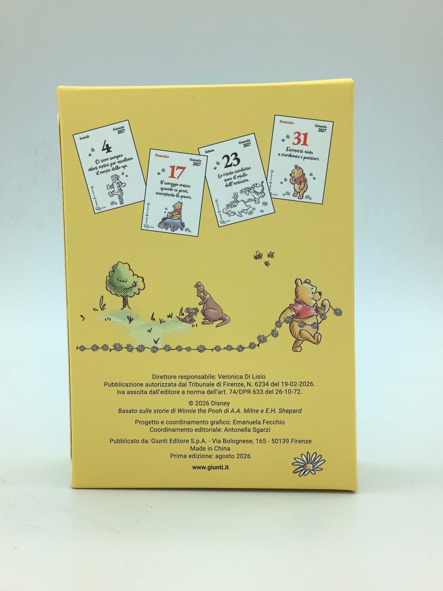 Calendario del POOHismo filosofico 2027 - 365 Aforismi e pensieri…::365 Aforismi e pensieri ispirati alla saggezza del vivere lento dell'orso gentile