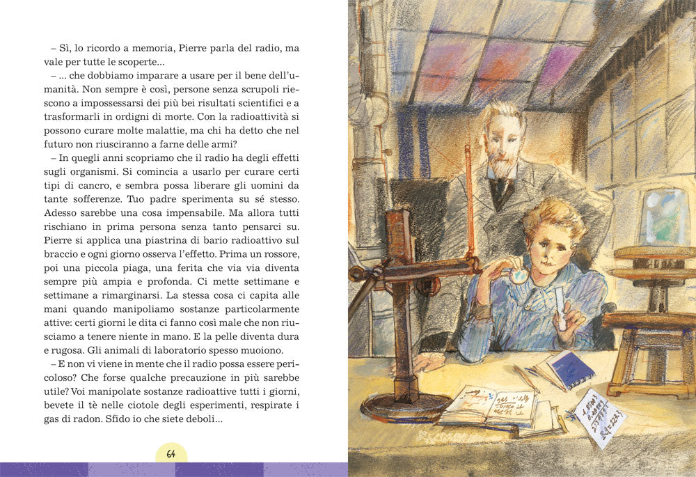 Marie Curie Radioattività in famiglia::Storia e storie di Marie e Irène Curie - Con un'intervista di Sylvie Coyaud a Elisa Molinari