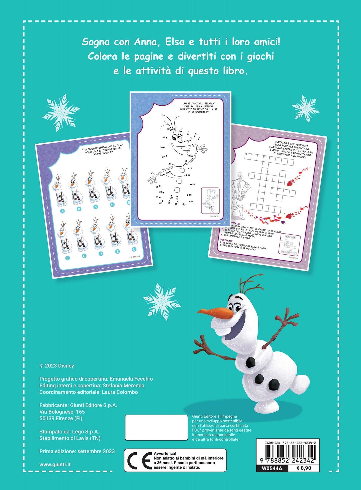 Frozen 100 Pagine per... colorare, leggere, giocare!