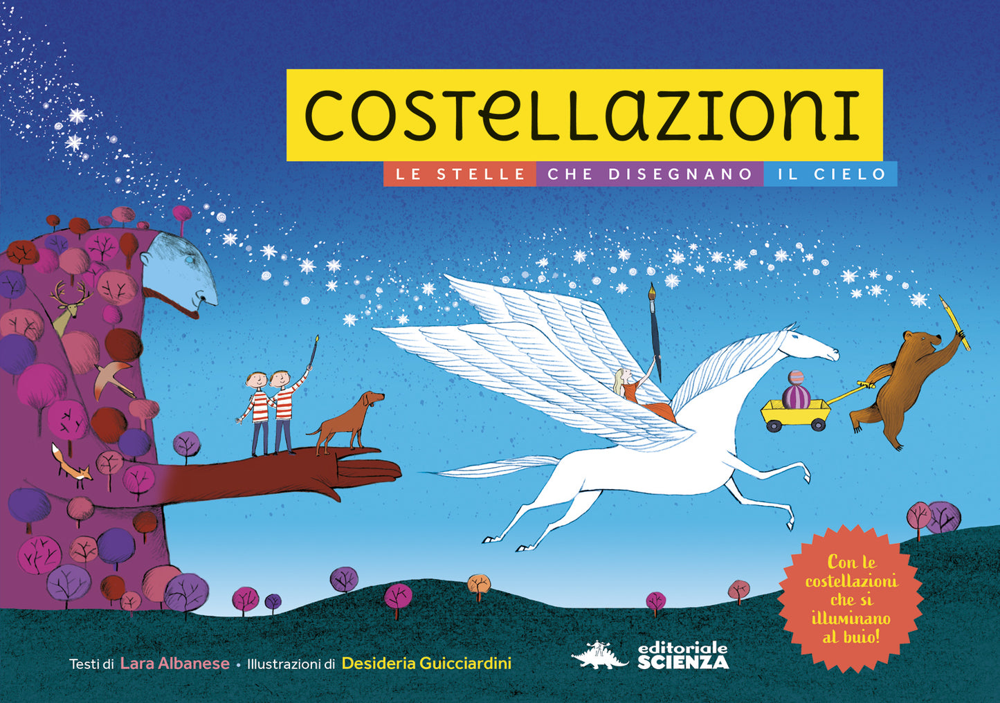 Costellazioni::Le stelle che disegnano il cielo - Con le costellazioni che si illuminano al buio!