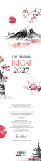 Ikigai. Senso della Vita Giappone 2027 da parete (12,5 X 48 cm)