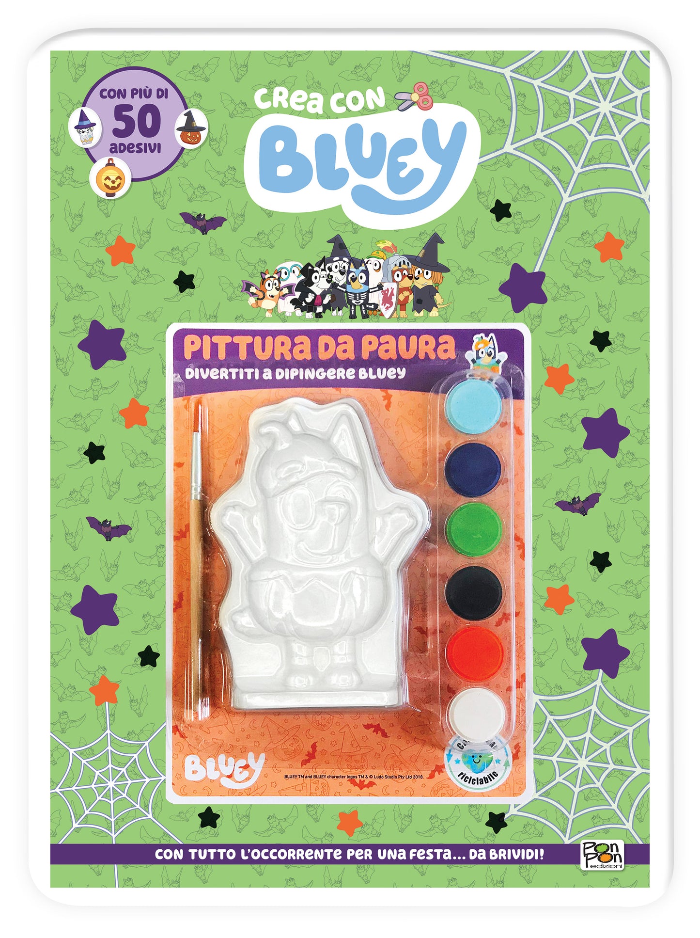 Crea con Bluey. Pittura da paura