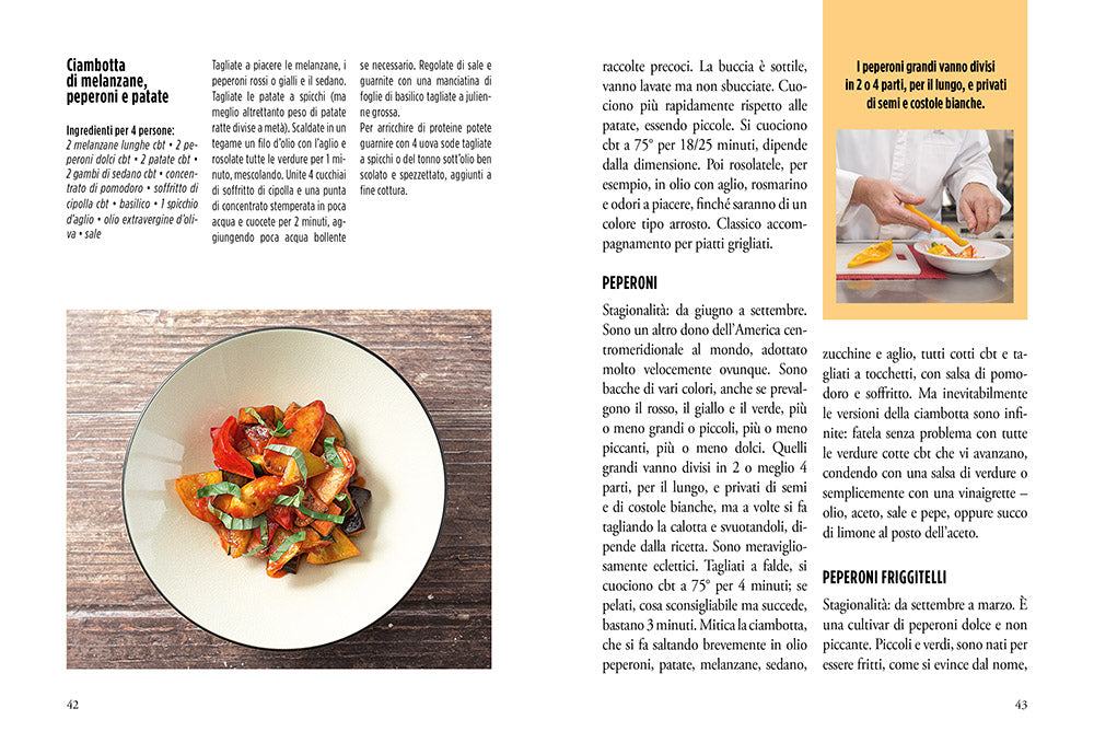 CBT verdure::Cuocere sottovuoto a bassa temperatura. Master di cucina.