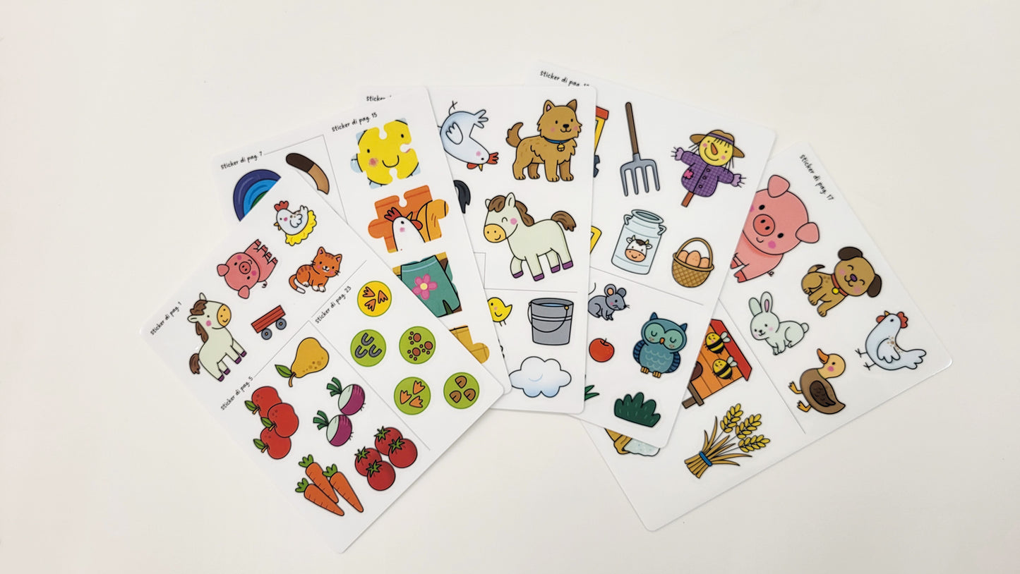 Insieme alla fattoria ::Tante attività, coloring e giochi divertenti