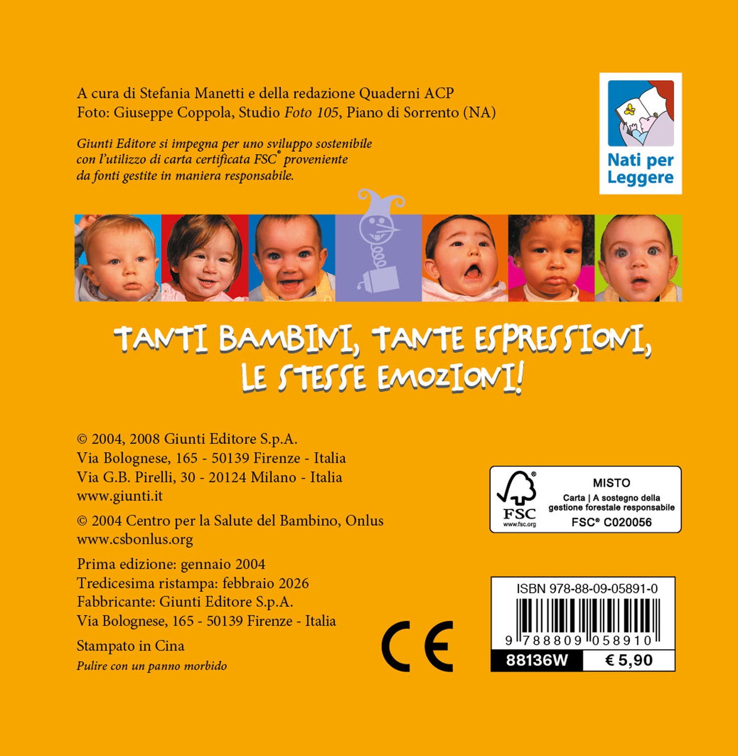 Guarda che faccia!::Progetto Nati per leggere
