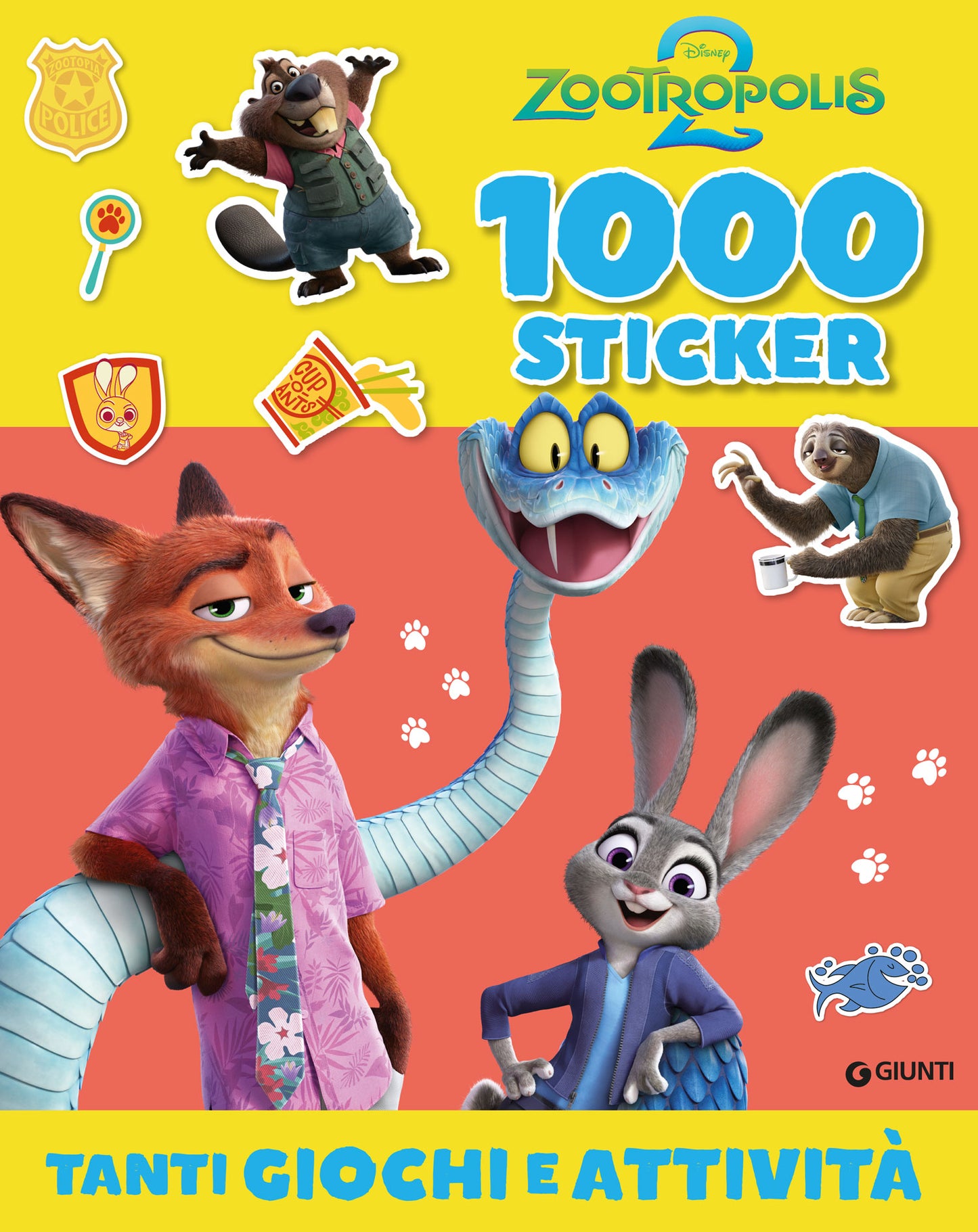 Zootropolis 2 - 1000 Sticker::Tanti giochi e attività
