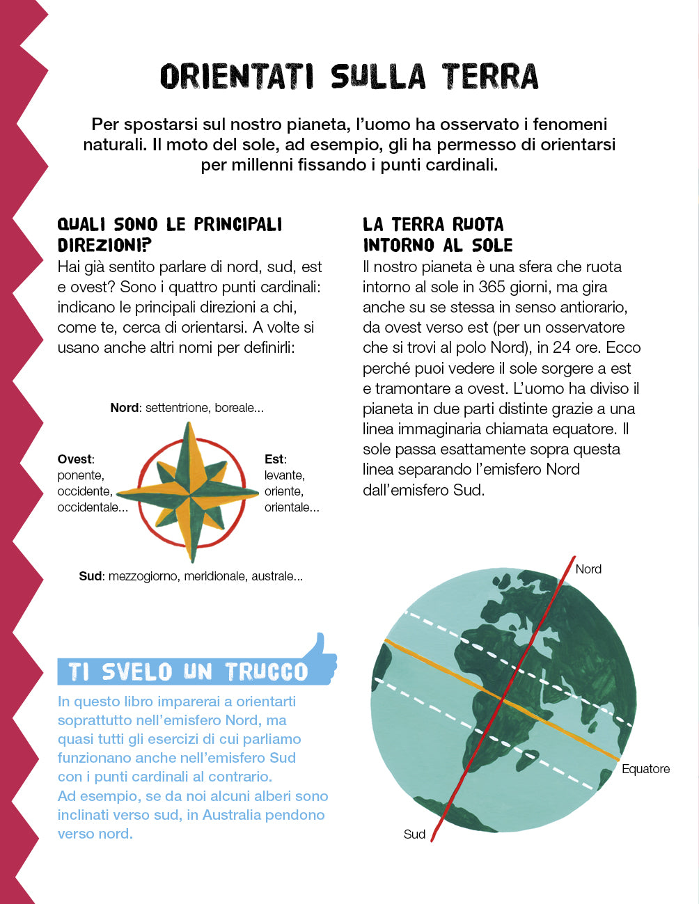 Leggiamo i segni della natura::Manuale del giovane esploratore