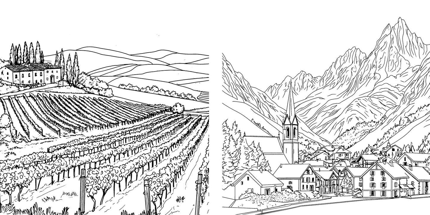 ITALIA I LOVE YOU::Coloring book