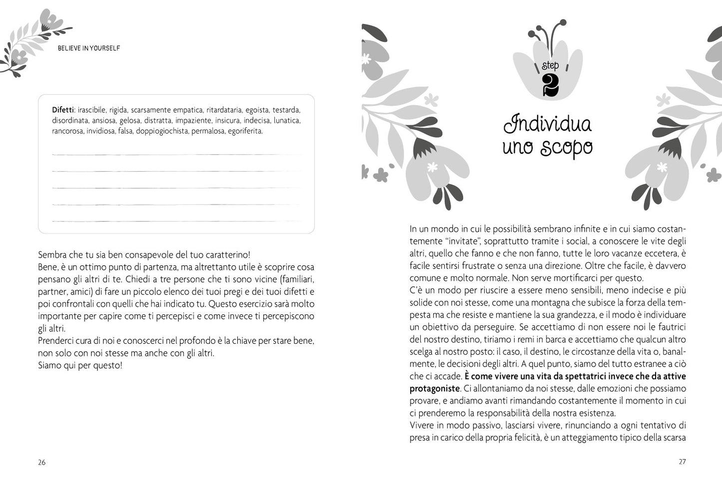Believe in yourself::Planner per volersi bene