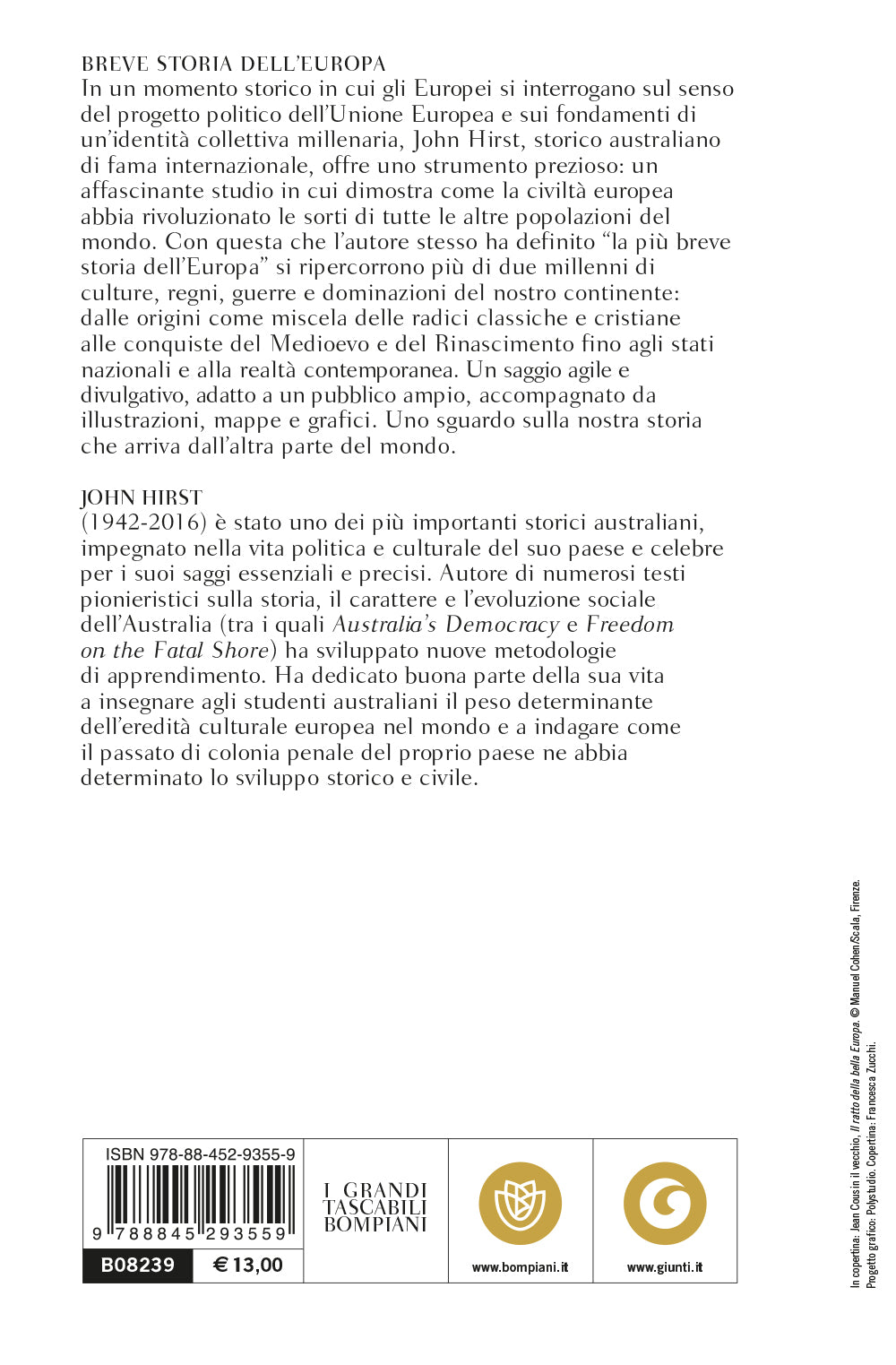Breve storia dell'Europa::Le origini, gli eventi e i personaggi