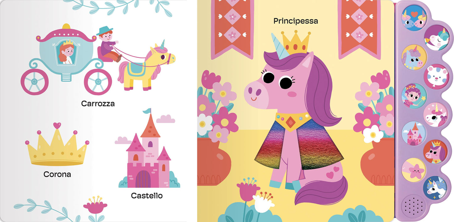 Unicorni::Un libro per ascoltare, toccare e scoprire