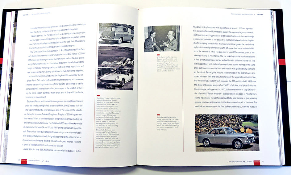 Pininfarina::Masterpieces of style