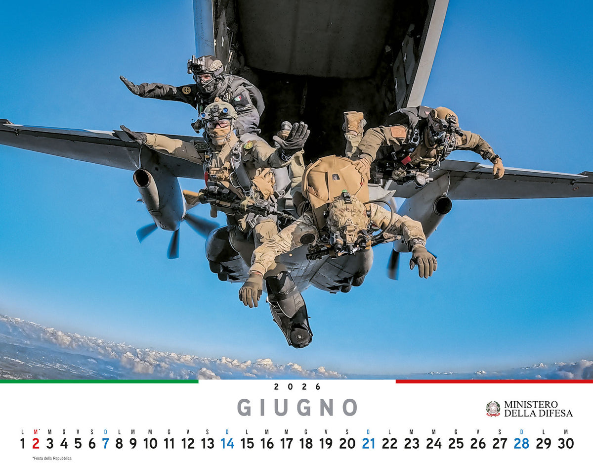 Calendario Difesa 2026 - da parete ::La forza che unisce