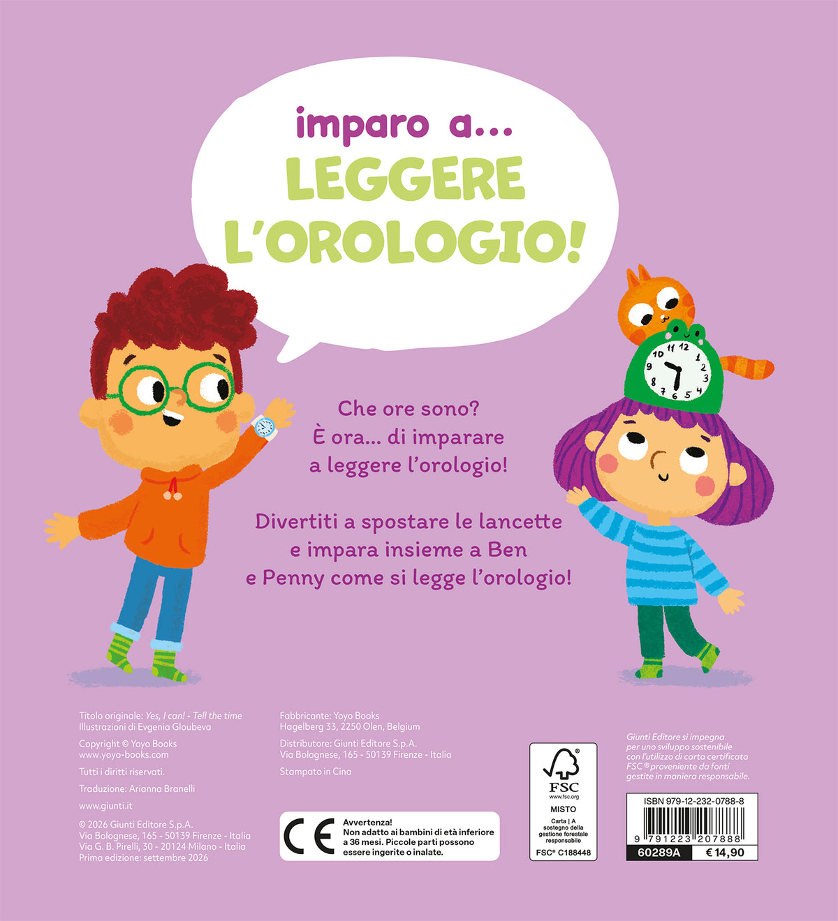Imparo a... leggere l'orologio!