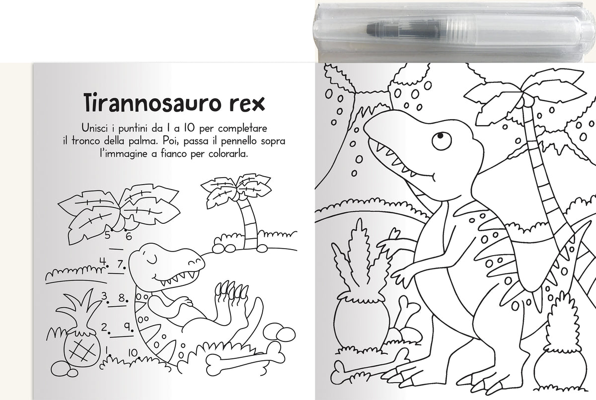 Magico Colore - Dinosauri::Basta aggiungere un po' d'acqua!