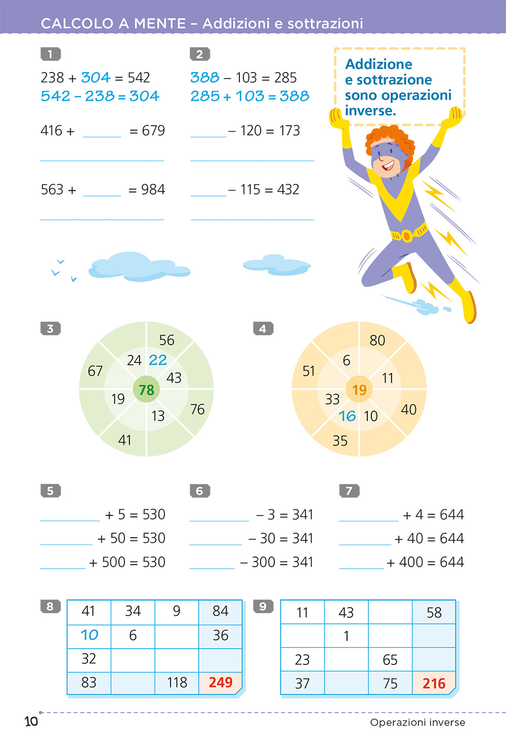 Superallenamento Matematica::Le quattro operazioni