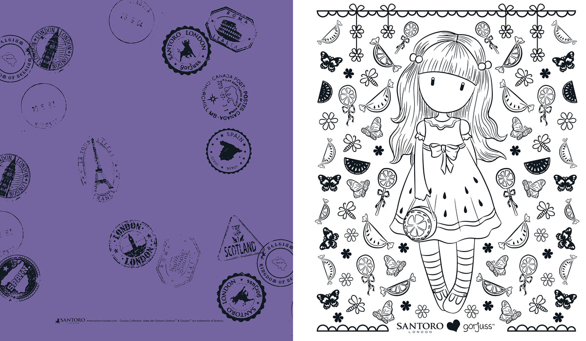 Gorjuss. Doodle Book + penne glitter