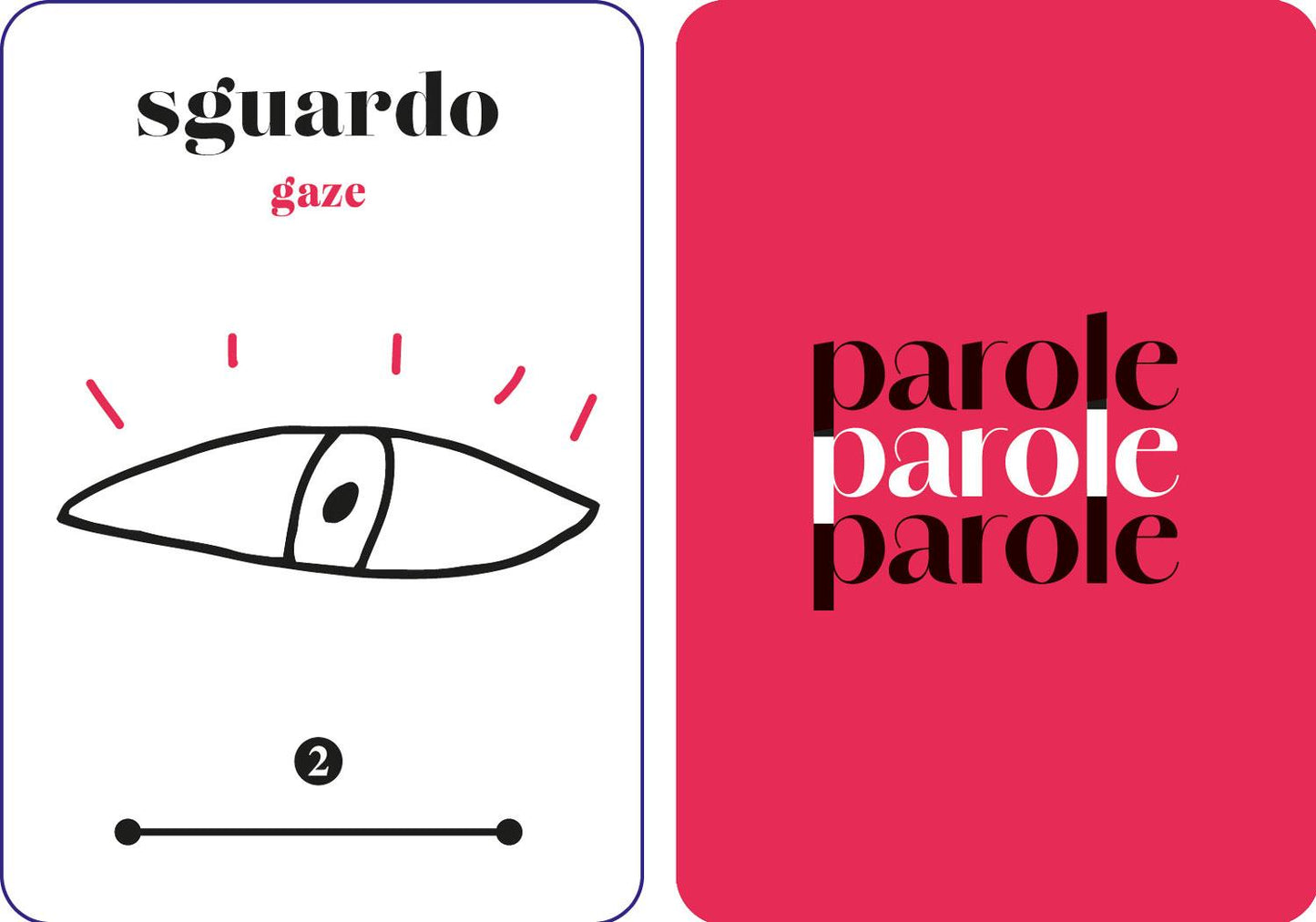 Parole, parole, parole::100 carte per giocare, imparare, creare