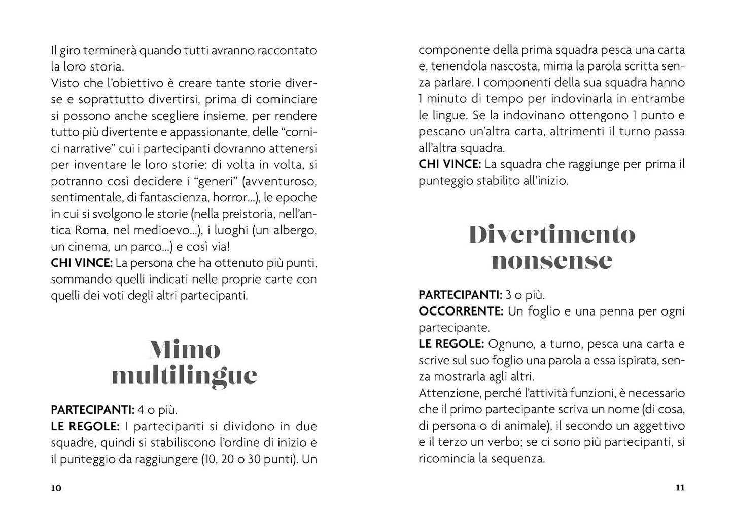 Parole, parole, parole::100 carte per giocare, imparare, creare