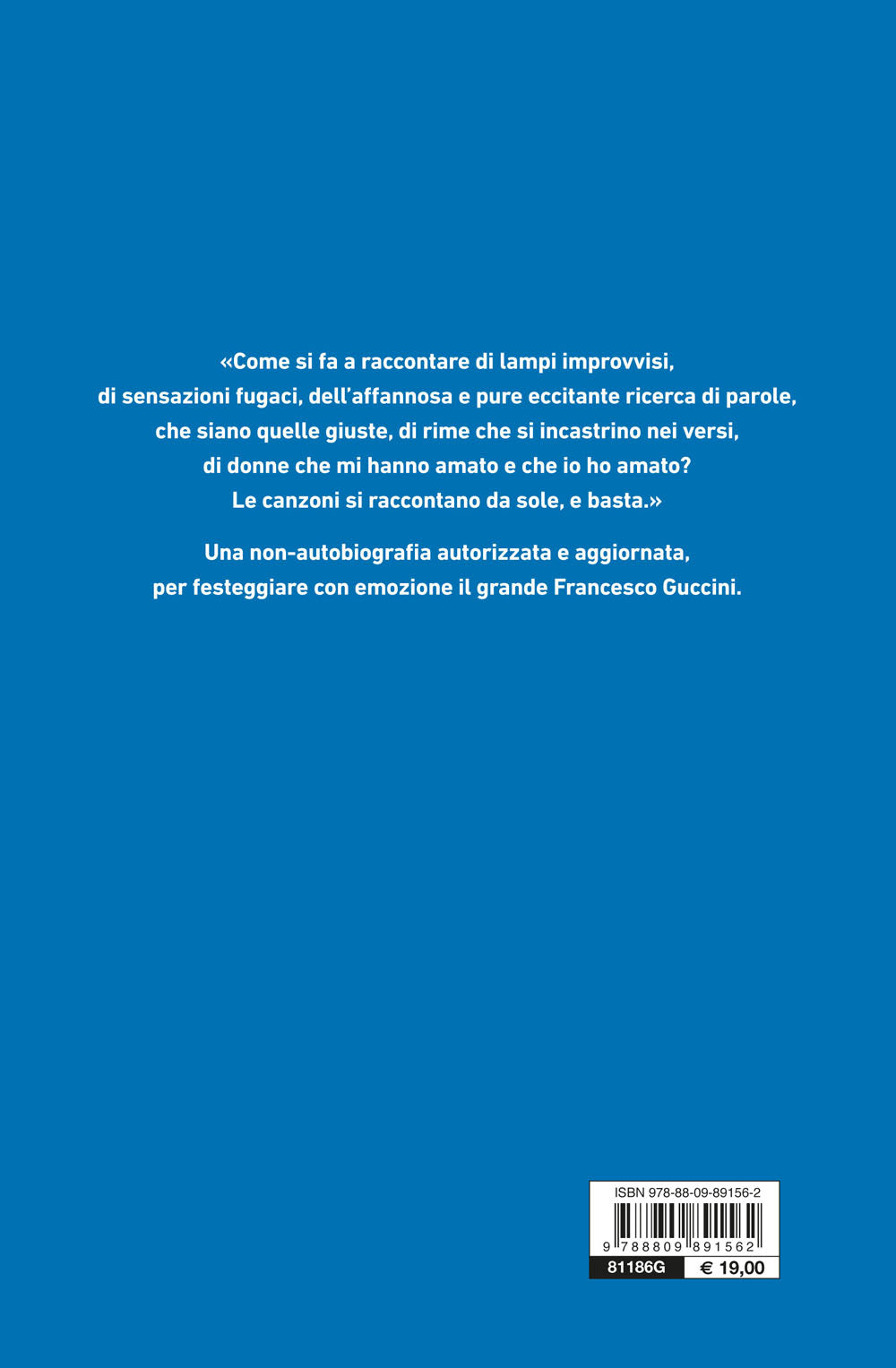 Non so che viso avesse::Quasi un'autobiografia